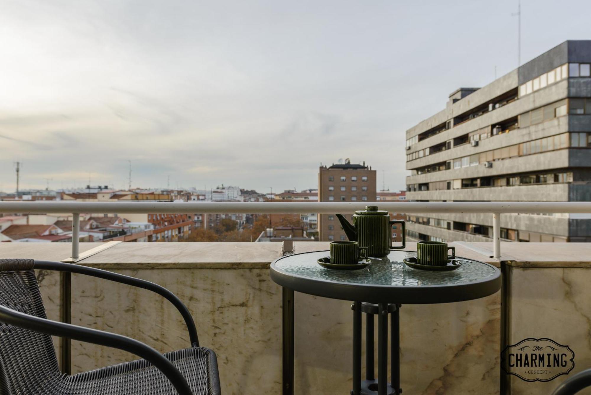 Ferienwohnung Charming Eurobuilding 2 Terrace Exclusive - Plaza De Parking Madrid Exterior foto